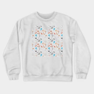 Catfish Pattern Crewneck Sweatshirt